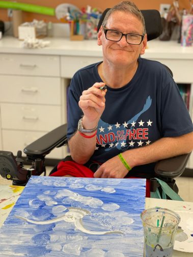 The Arc of Marion Client Photo.